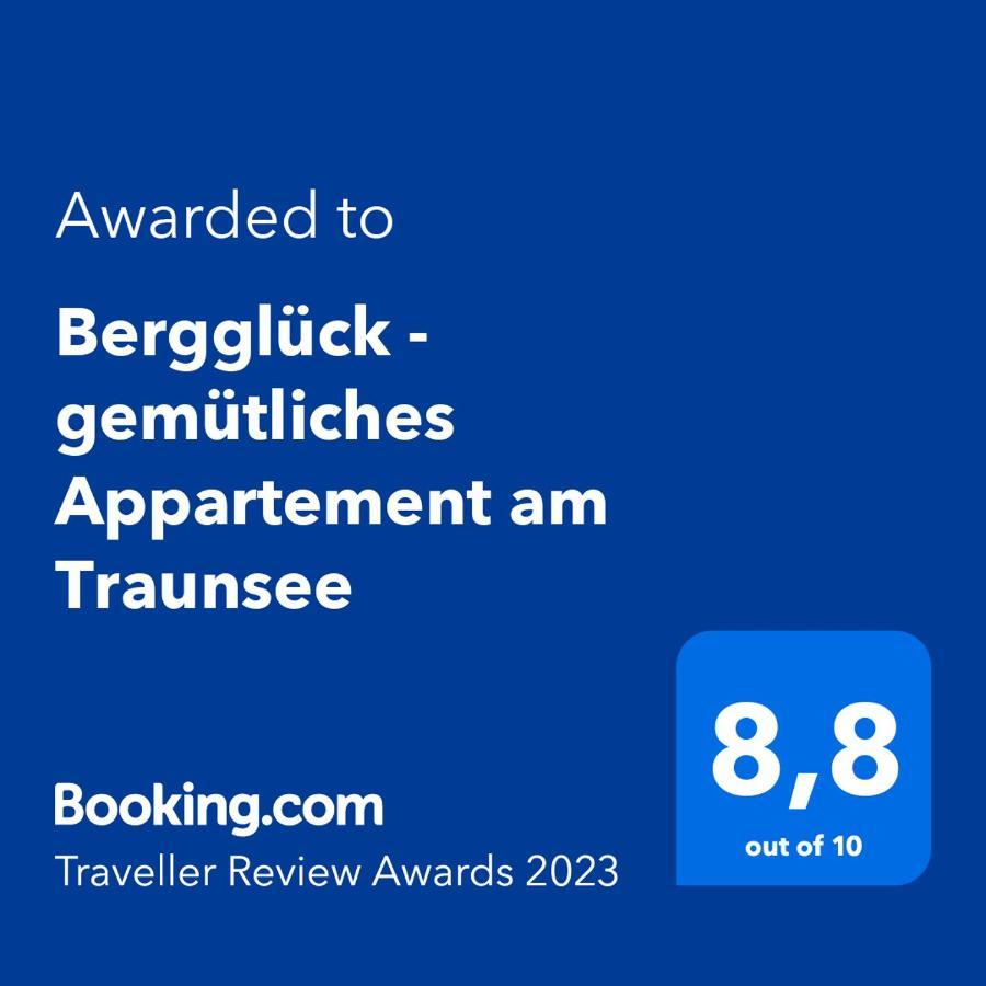 Bergglueck - Gemuetliches Appartement Am Traunsee Altmünster Exterior foto